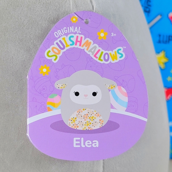 Squishmallow Elea the Lamb 14" UltraSoft Easter Holiday Toy Plush NWT - Picture 5 of 6